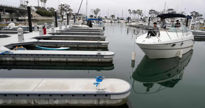 First Boats Pull Into New Slips in Dana Point Harbor Overhaul